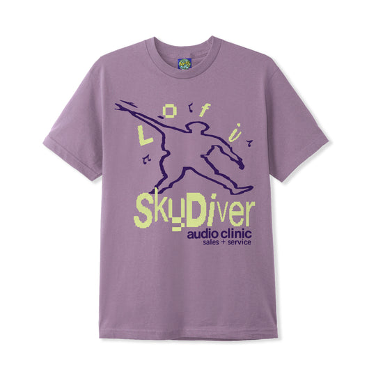 Skydiver Tee, Washed Berry