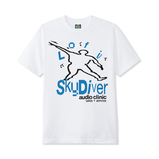 Skydiver Tee, White
