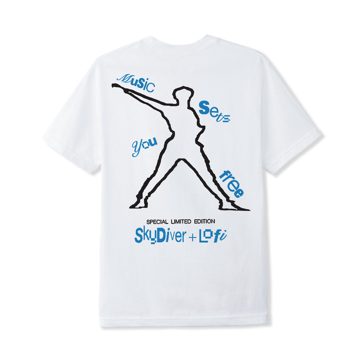 Skydiver Tee, White