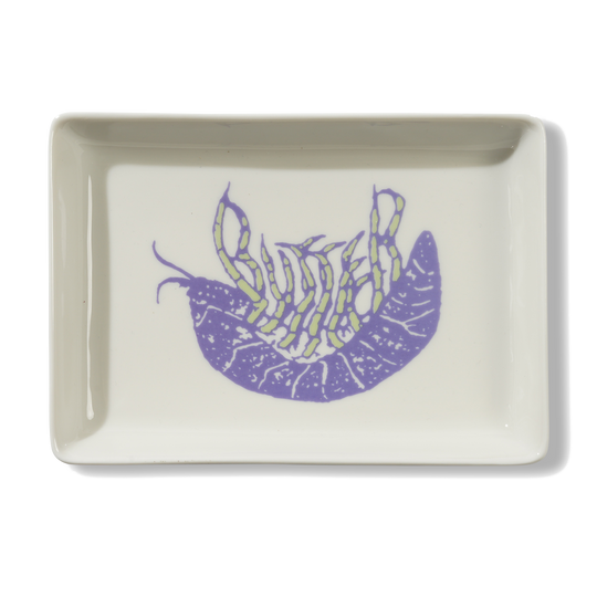 Slater Ceramic Tray, White