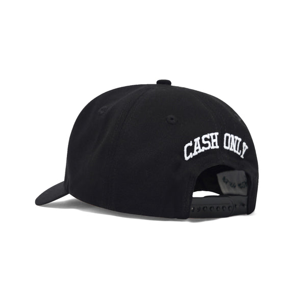 Cash Only Slugger 5 Panel Cap, Black