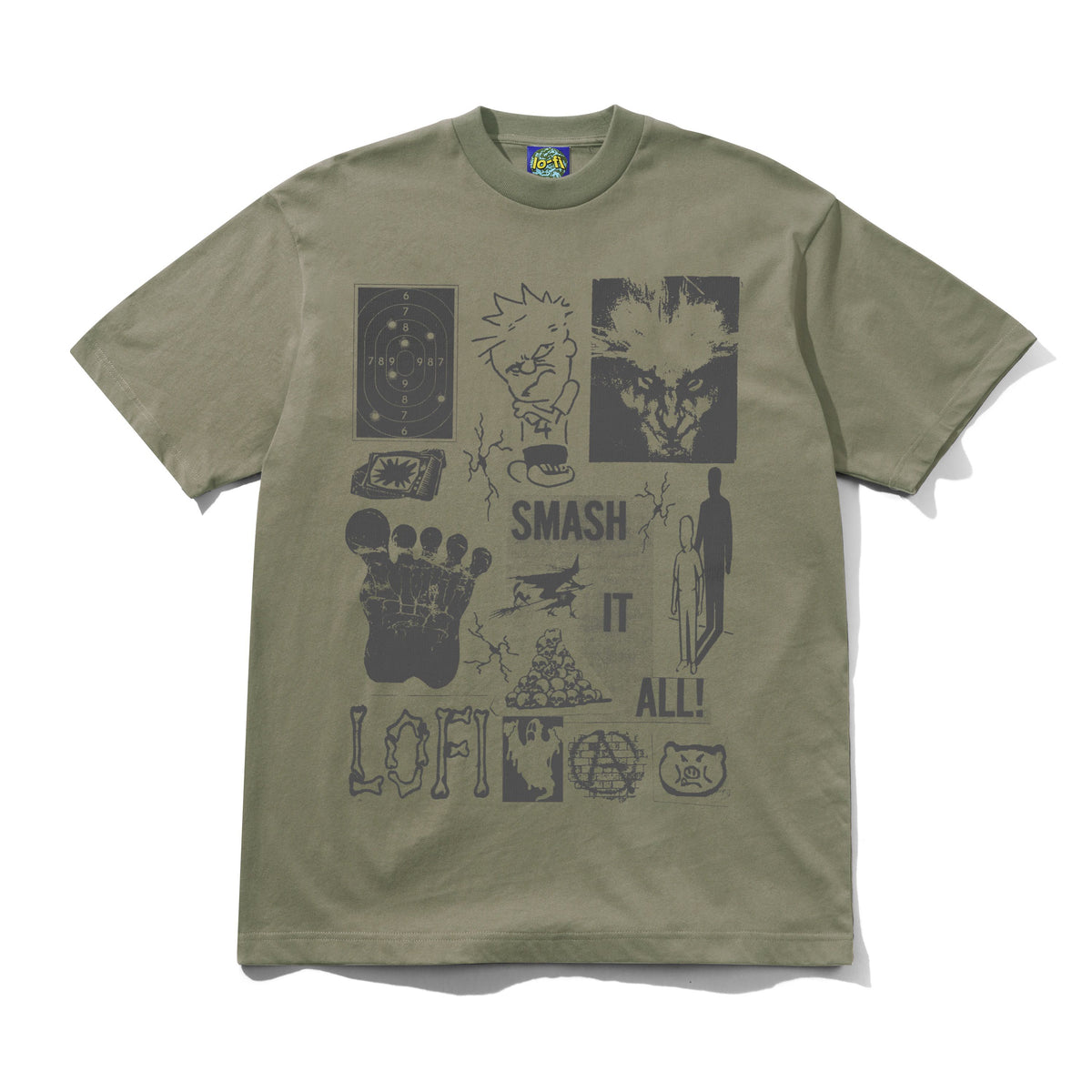 Smash It All Tee, Fossil