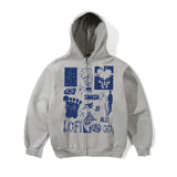 Smash It All Zip-Thru Hood, Cement