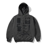 Smash It All Zip-Thru Hood, Charcoal