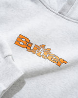 Smashed Logo Pullover Hood, Ash
