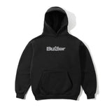 Smashed Logo Pullover Hood, Black