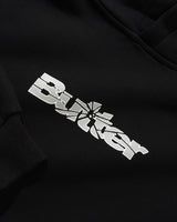Smashed Logo Pullover Hood, Black