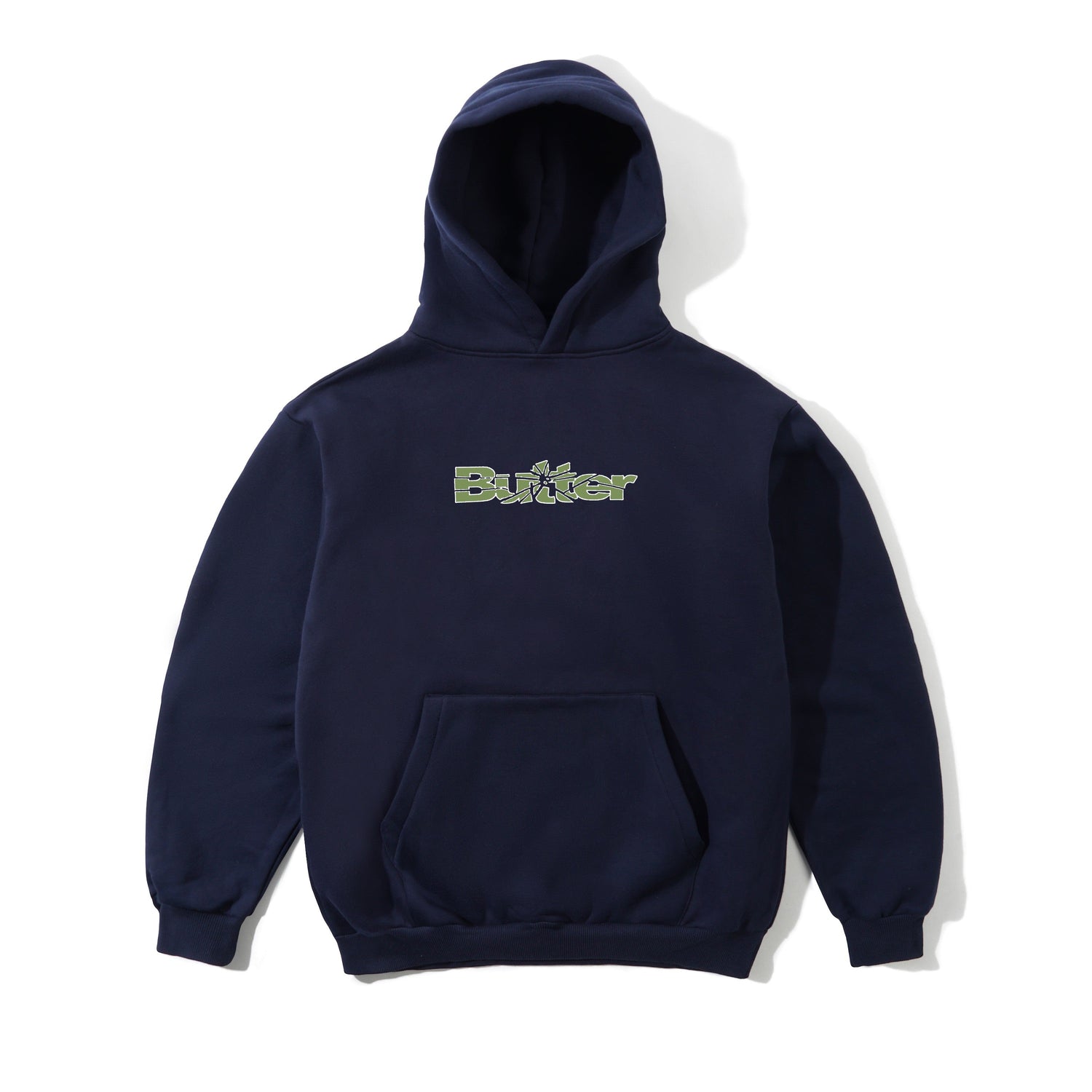 Smashed Logo Pullover Hood, Navy