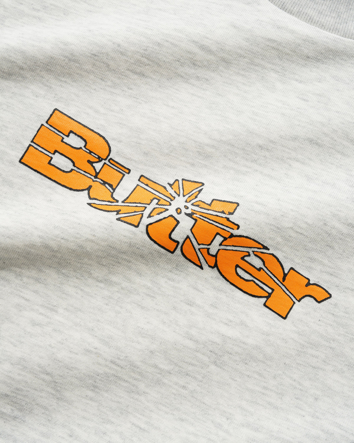 Smashed Logo Tee, Ash