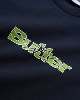Smashed Logo Tee, Navy