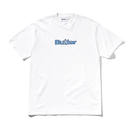 Smashed Logo Tee, White