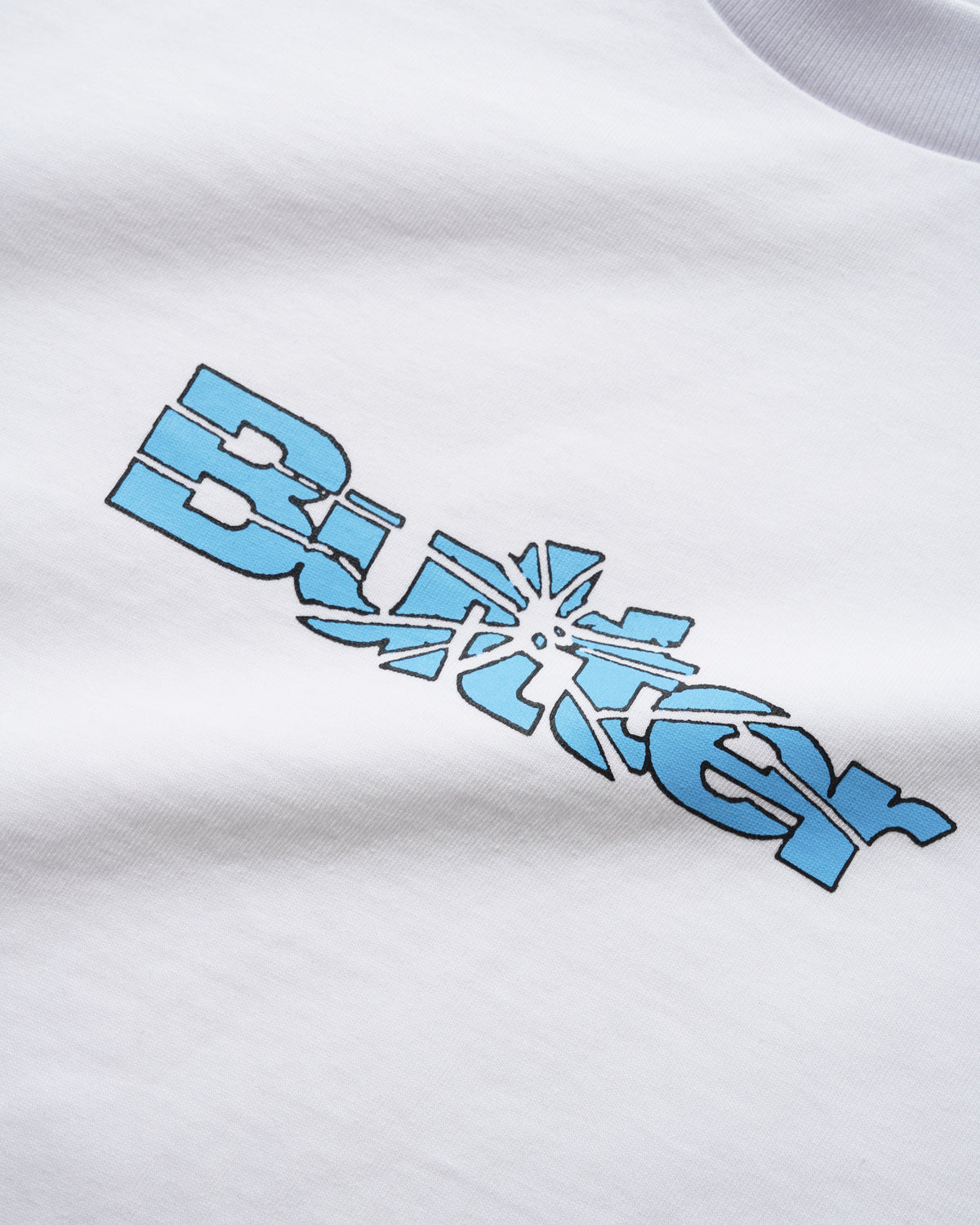 Smashed Logo Tee, White