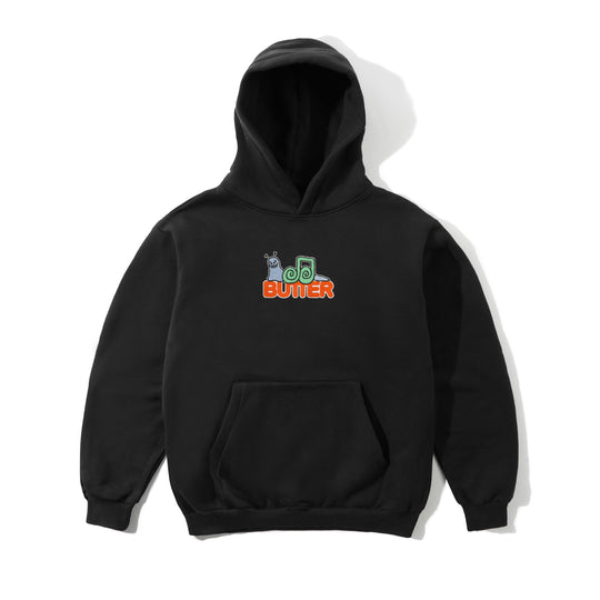 Snail Pullover Hood, Black