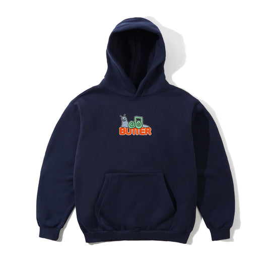 Snail Pullover Hood, Navy