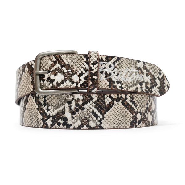 Butter Goods Snake Skin Belt, Brown