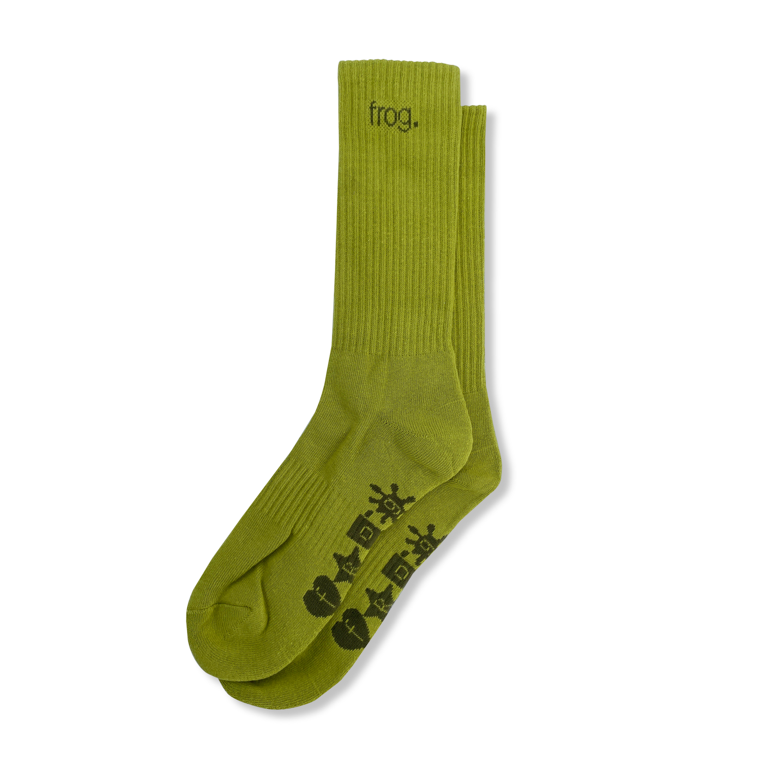 Frog Socks, Olive