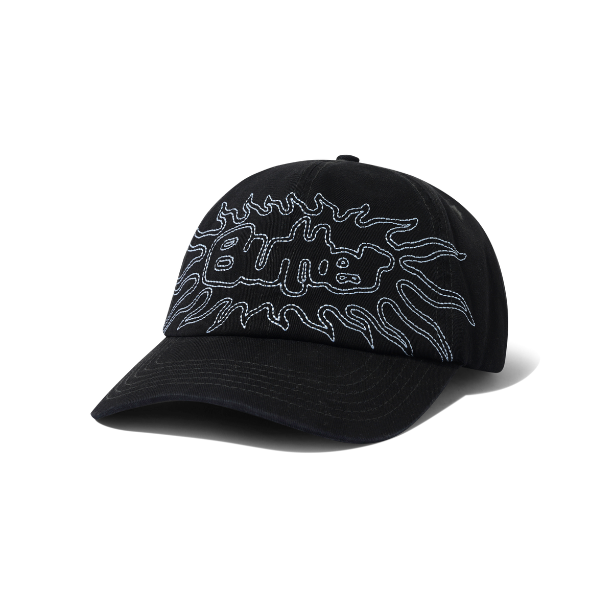 Solar 6 Panel Cap, Washed Black