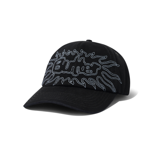 Solar 6 Panel Cap, Washed Black