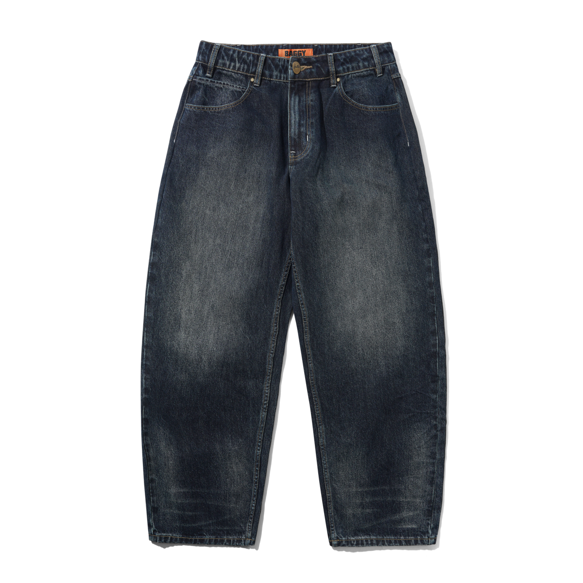 Solar Fade Denim Jeans, Blue Tint Ripple