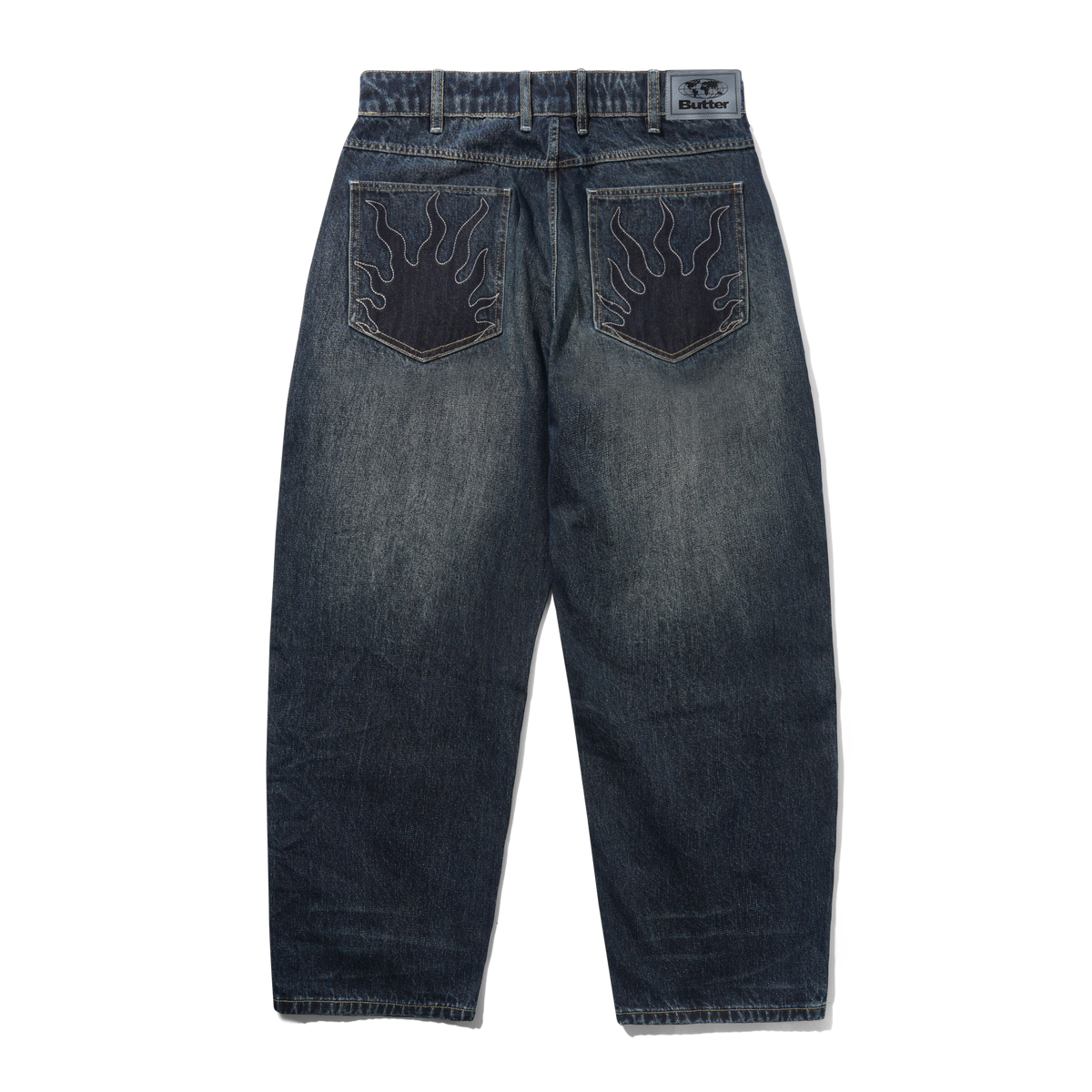 Solar Fade Denim Jeans, Blue Tint Ripple