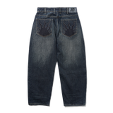 Solar Fade Denim Jeans, Blue Tint Ripple