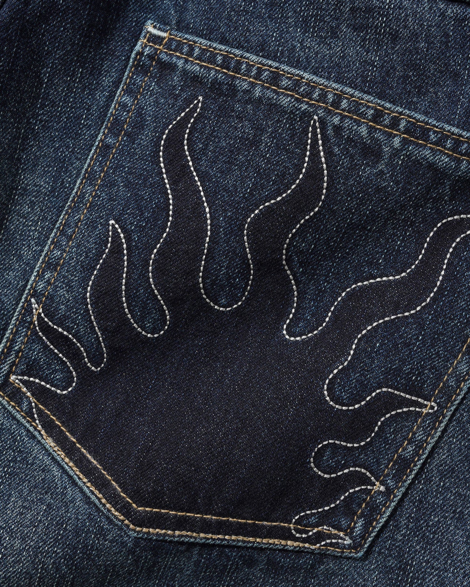 Solar Fade Denim Jeans, Blue Tint Ripple