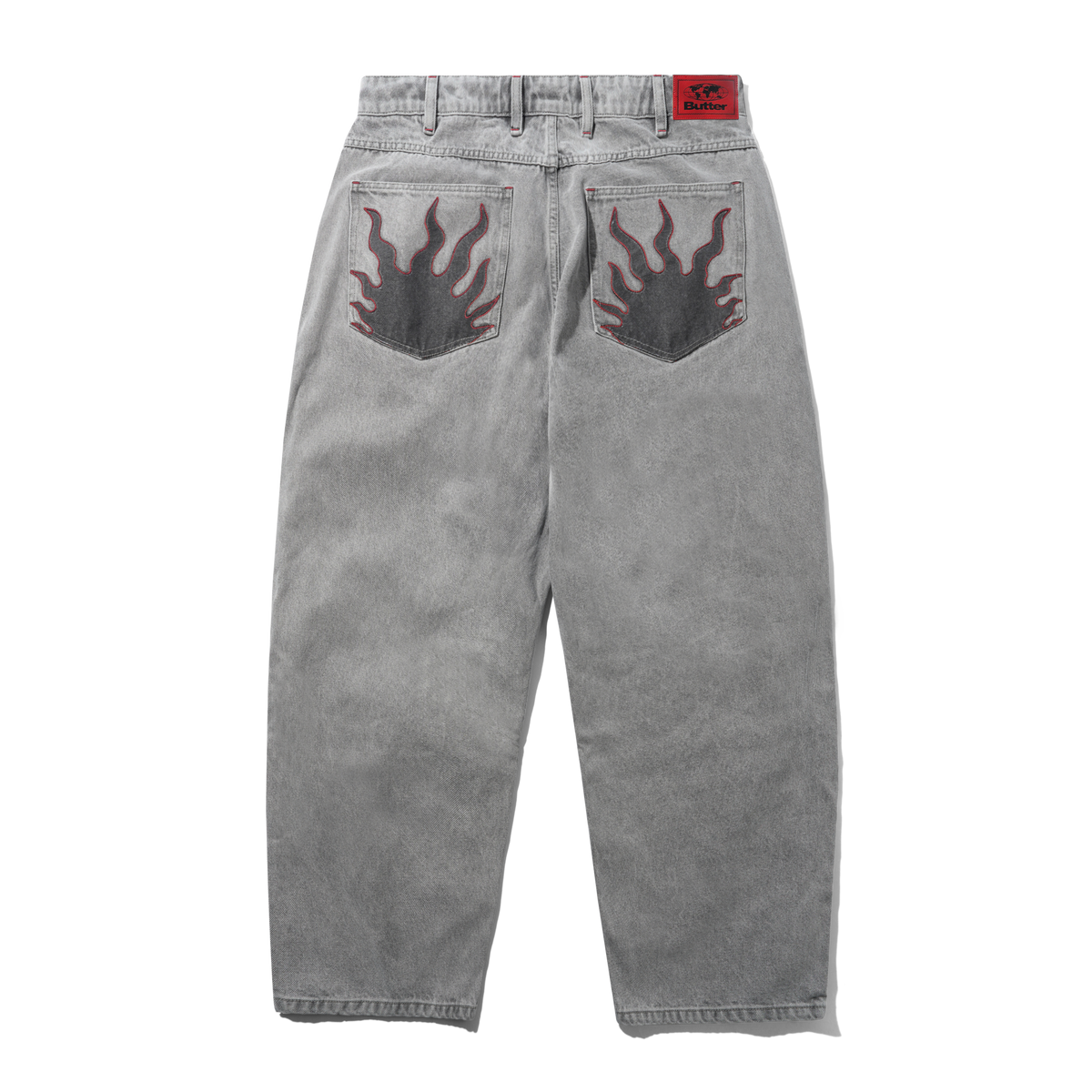 Solar Fade Denim Jeans, Grey Wash