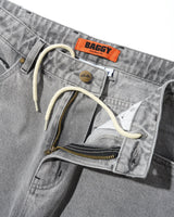Solar Fade Denim Jeans, Grey Wash