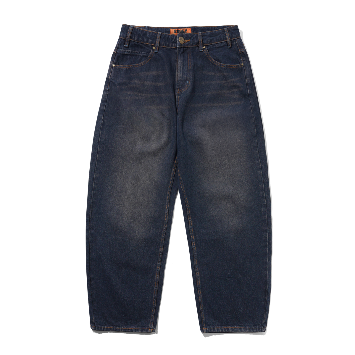 Solar Fade Denim Jeans, Tinted Dark Indigo