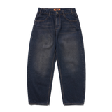 Solar Fade Denim Jeans, Tinted Dark Indigo