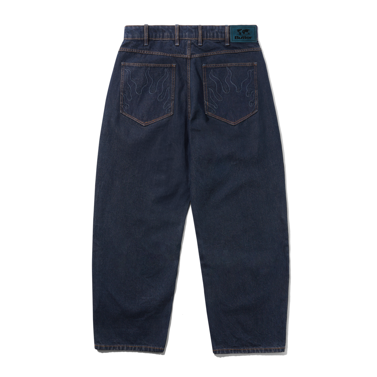 Solar Fade Denim Jeans, Tinted Dark Indigo