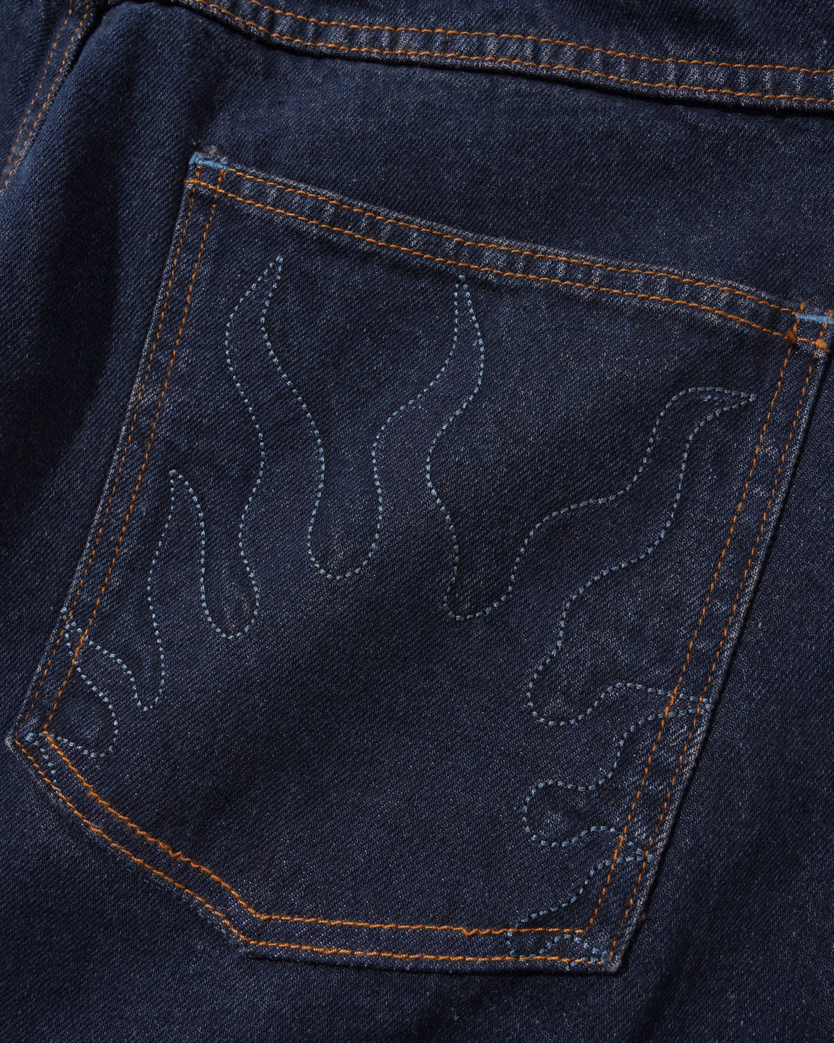 Solar Fade Denim Jeans, Tinted Dark Indigo