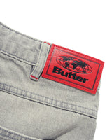 Solar Fade Denim Shorts, Grey Wash