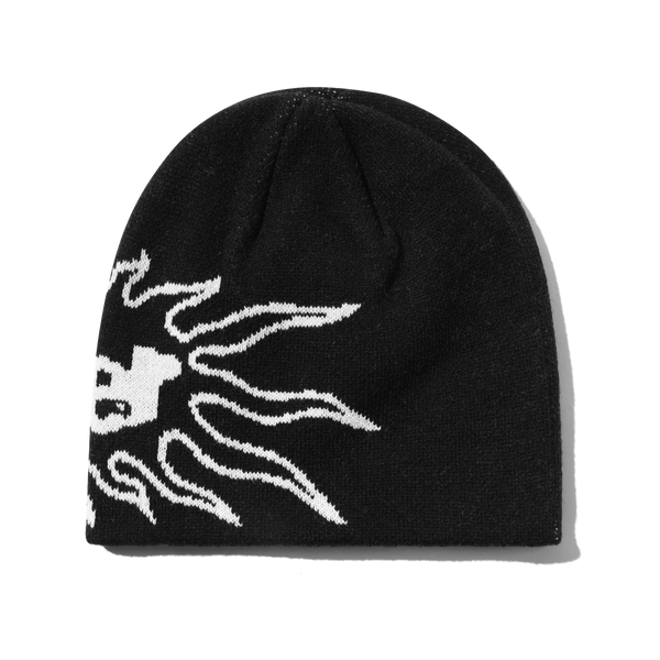 Butter Goods Solar Skully Beanie, Black