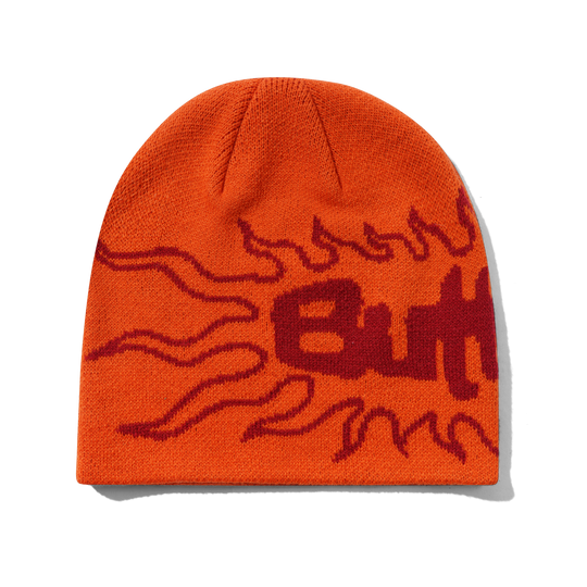 Solar Skully Beanie, Orange