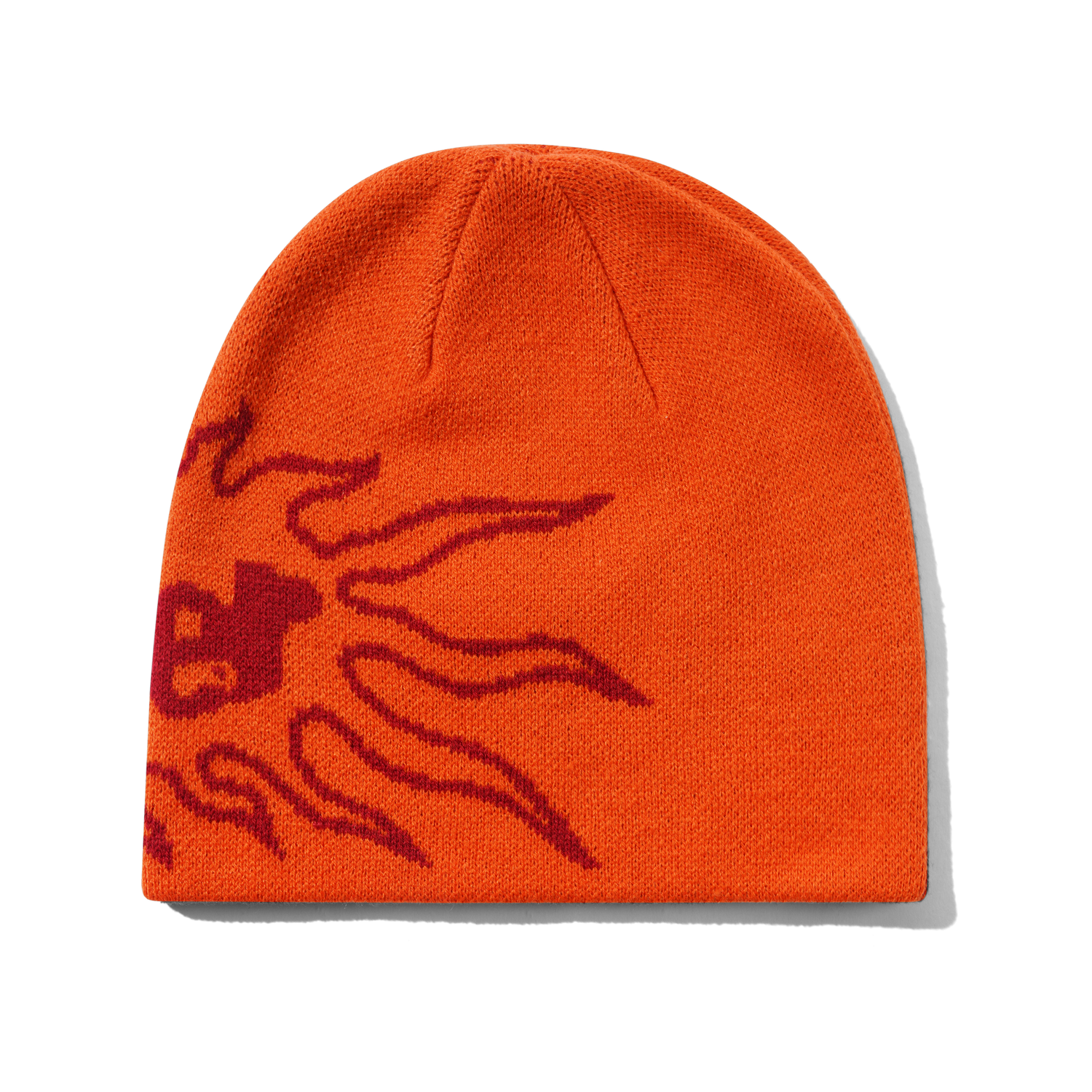 Solar Skully Beanie, Orange