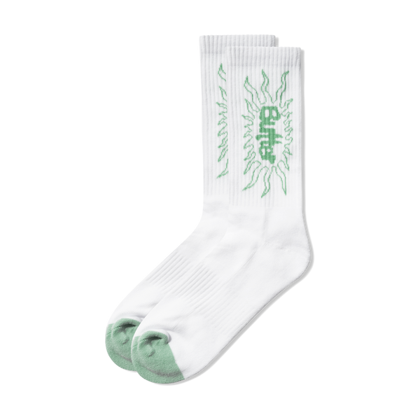 Butter Goods Solar Socks, White