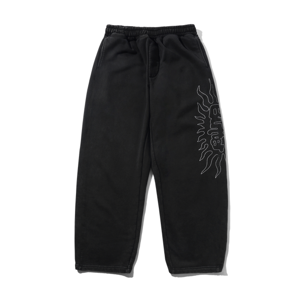 Butter Goods Solar Track Pants, Black