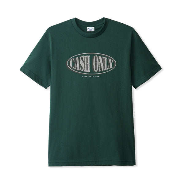 Cash Only Solid Tee, Dark Forest
