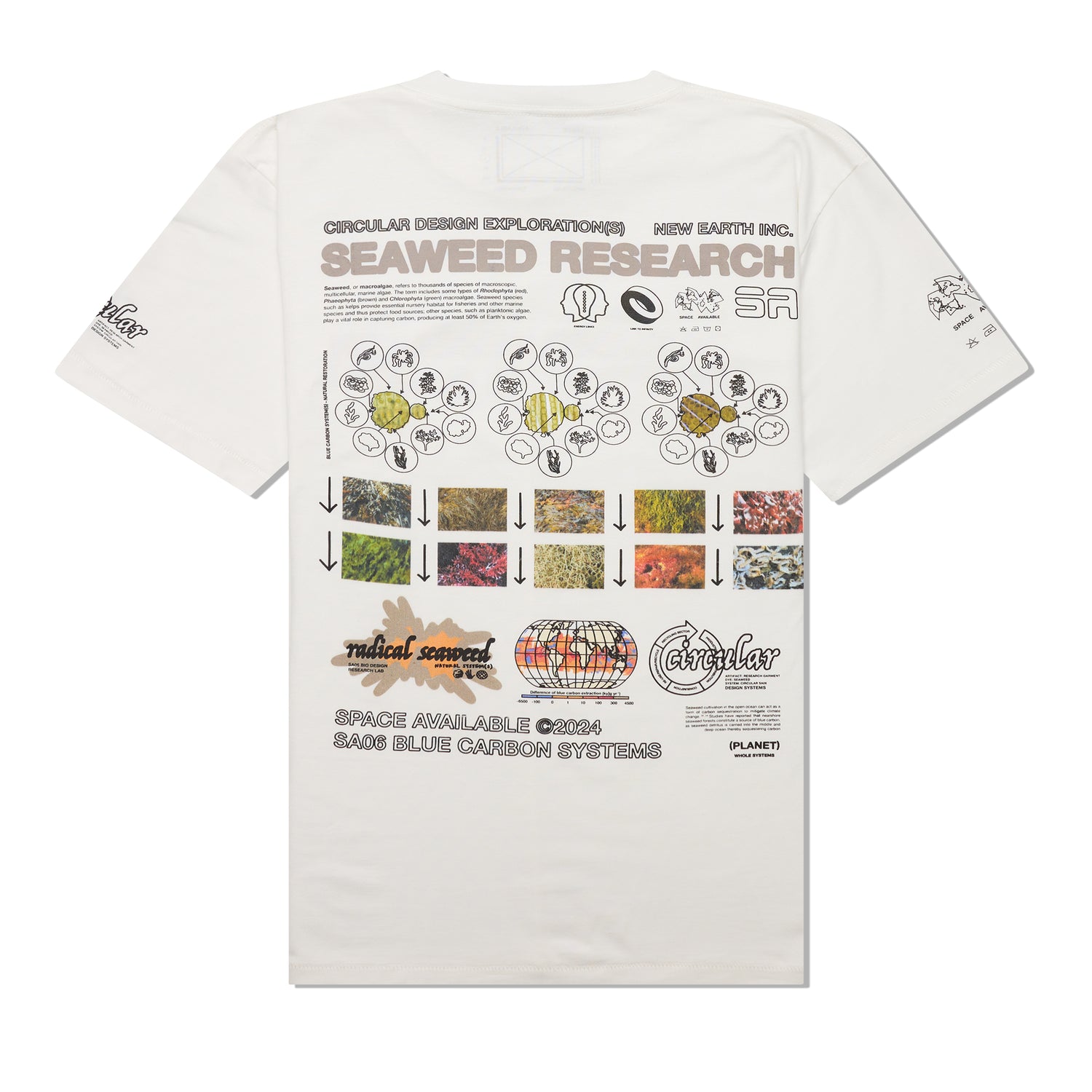 Seaweed Research Tee, White