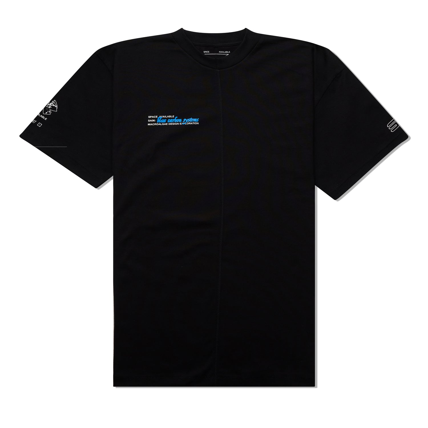 Blue Carbon Systems Infographic Tee, Black