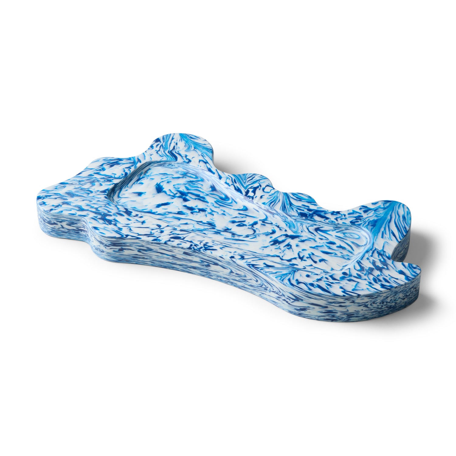 Melting Ecosystems Incense Holder, Blue Wave