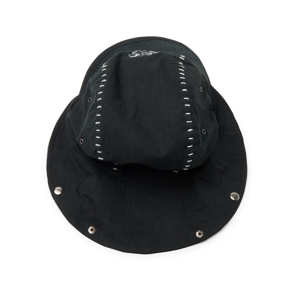 Space Available Artisan Sun Hat, Black