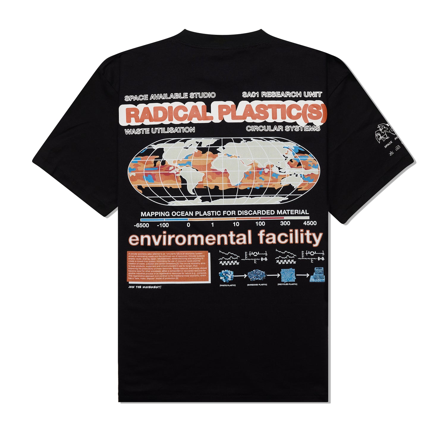 Radical Plastic Tee, Black