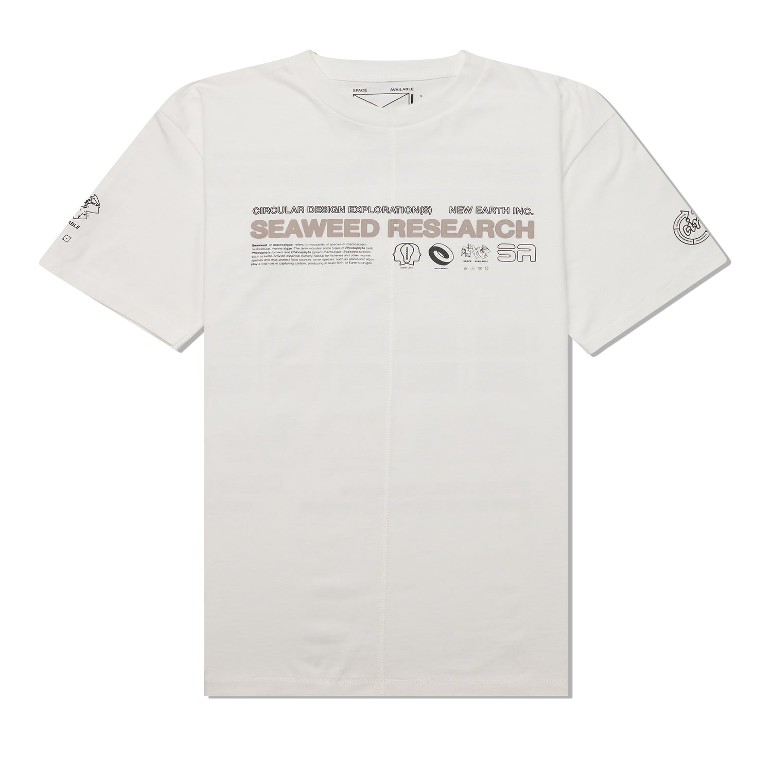 Seaweed Research Tee, White