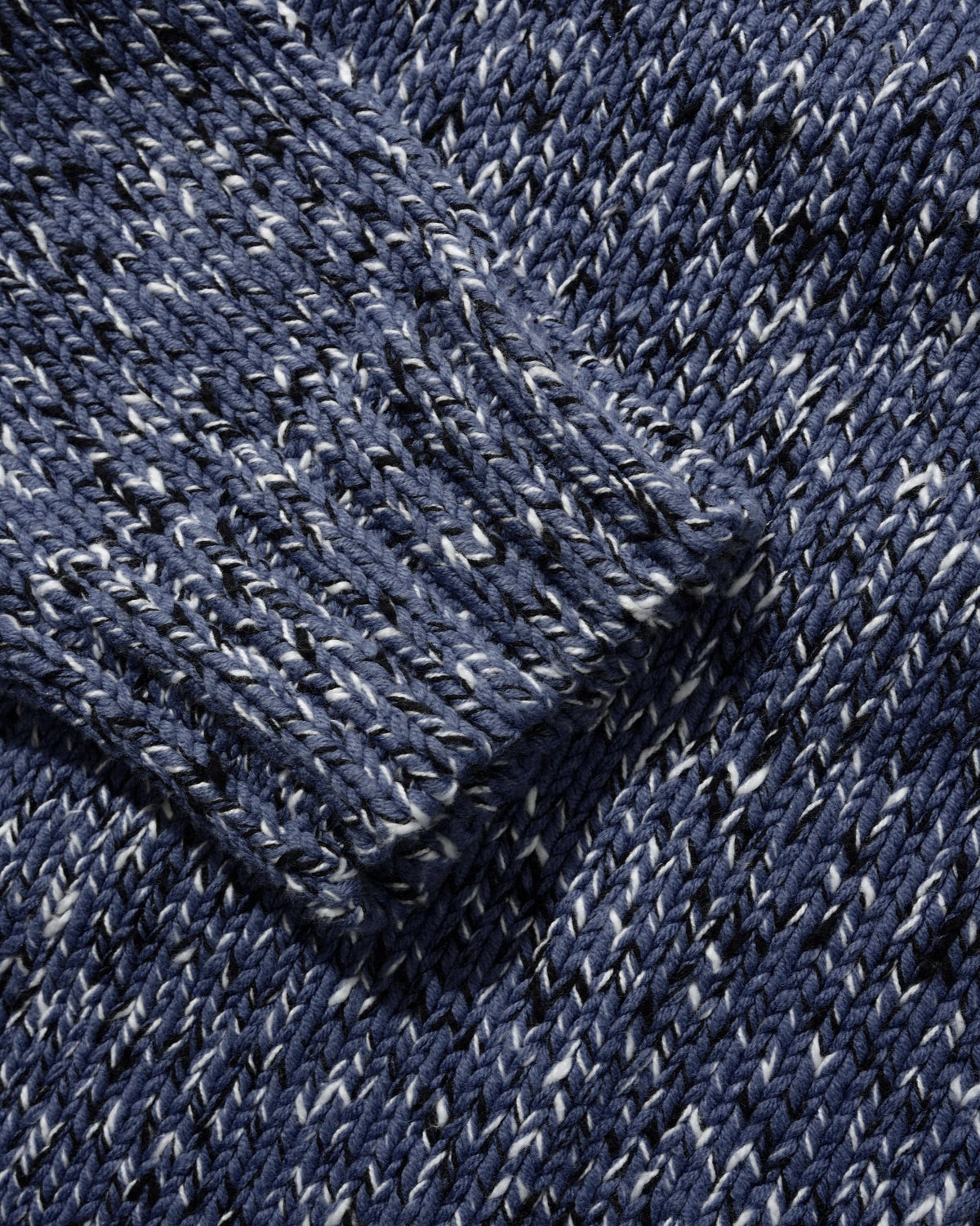 Speckle Knit Sweater, Navy