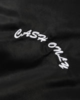 Spell Out Bomber Jacket, Black