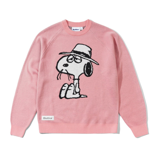 Spike Knit Sweater, Light Pink