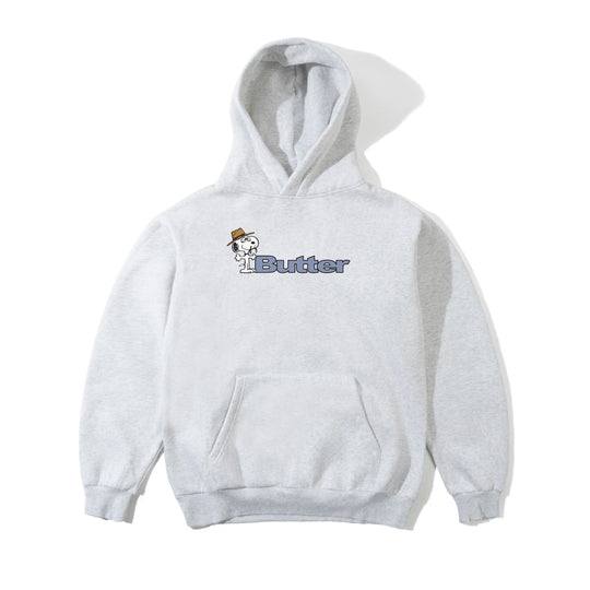Spike Logo Pullover Hood, Ash