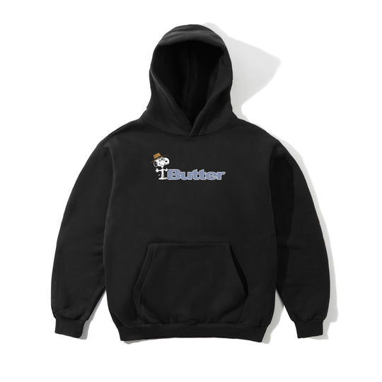 Spike Logo Pullover Hood, Black